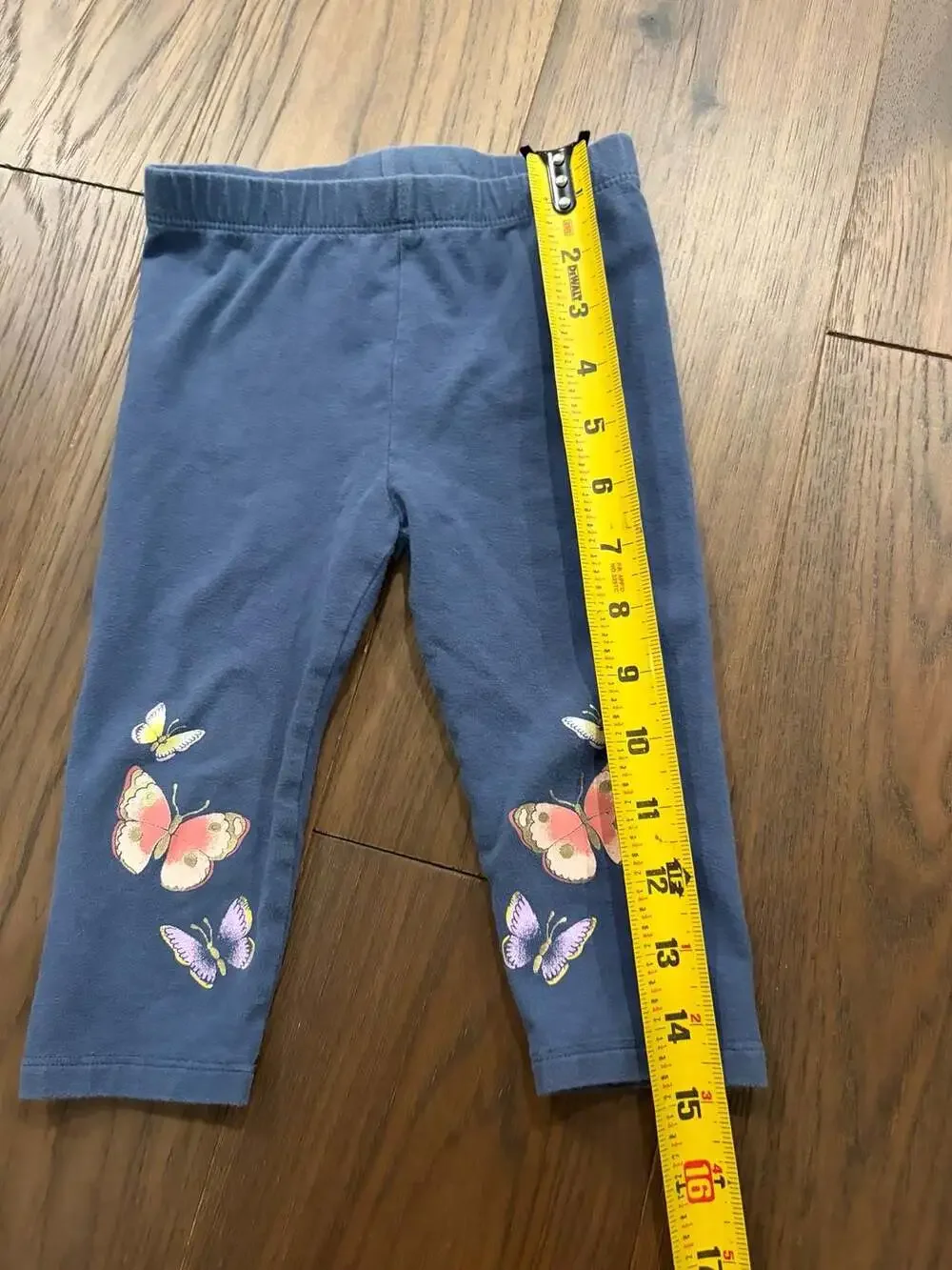 Baby Gap Toddler Girl Butterfly Print Leggings Blue